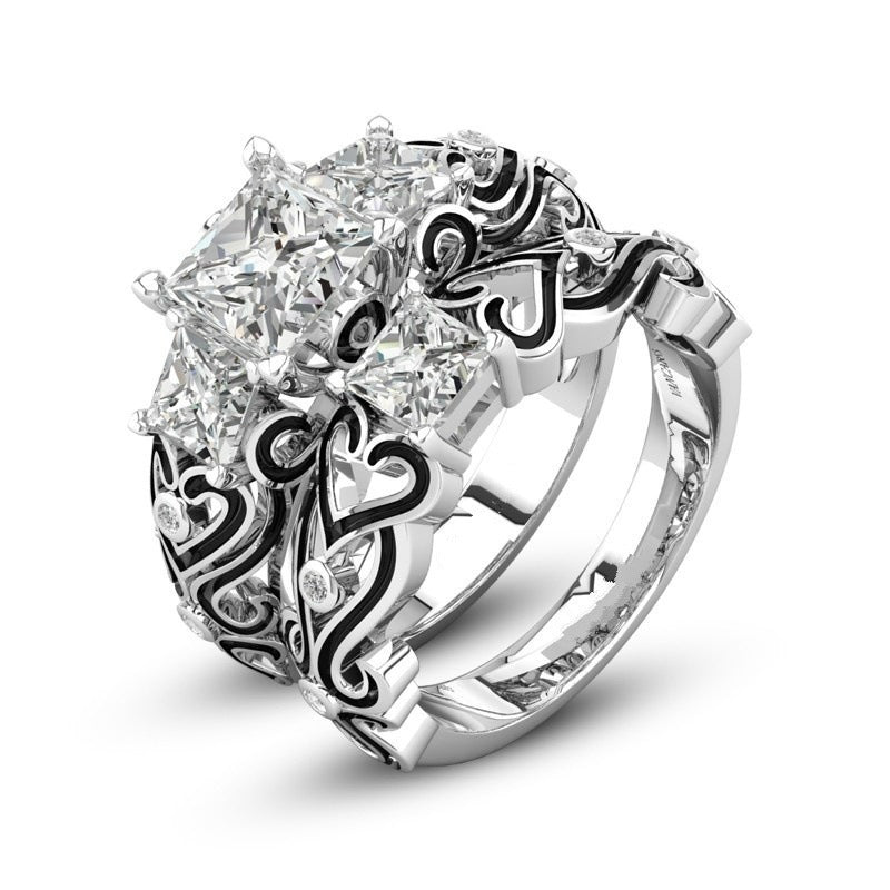 Zircon Engagement Ladies Fashion Ring