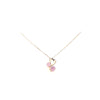 Sterling Silver Lovebird Necklace Swan Clavicle Model