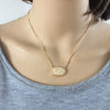 Colorful pendant necklace