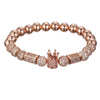 Zircon Diamond Crown Four Color Bracelet