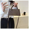 Portable Simplicity Fashionable Retro Casual Plaid Shoulder Messenger Bag For Women