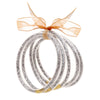 Plastic Tube Gold Powder Particles Sequins Five Bracelets