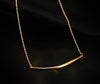 Curved Smiley Necklace