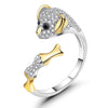 Zodiac Ring, Sterling Silver Ring, Female Ring, Natal Year Ring