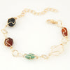 Fashion Metal Color Gravel Personality Bracelet