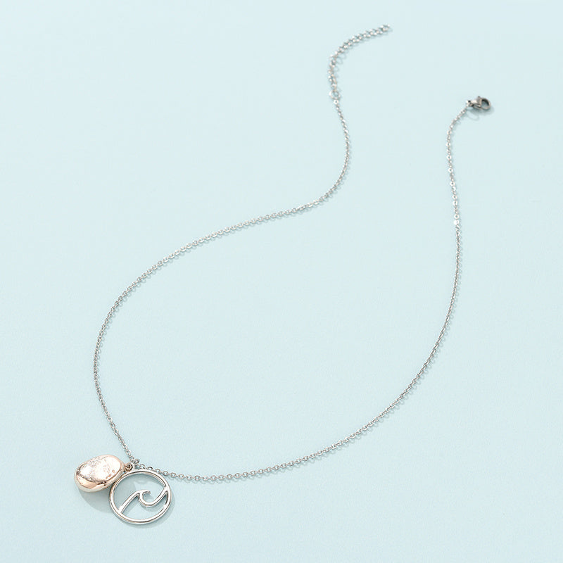 Fashion New Ladies Alloy Necklace Geometric Alloy Necklace