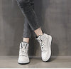 High-top white shoes women's new casual platform shoes