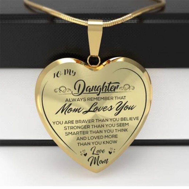 Daughter mother Necklace Princess clavicle chain