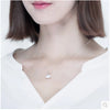 Delicate Simple Pearl Pendant Necklace Locket Pendant Necklace For Women Gift