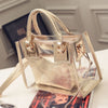 Women's Transparent Handbags Beach Bags Clear Jelly crystal Purse Crossbody Bags