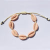 Ocean wind color alloy beach shell bracelet