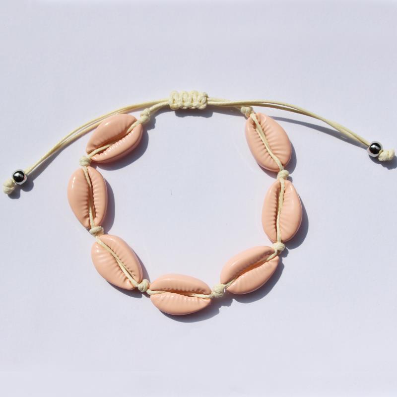 Ocean wind color alloy beach shell bracelet
