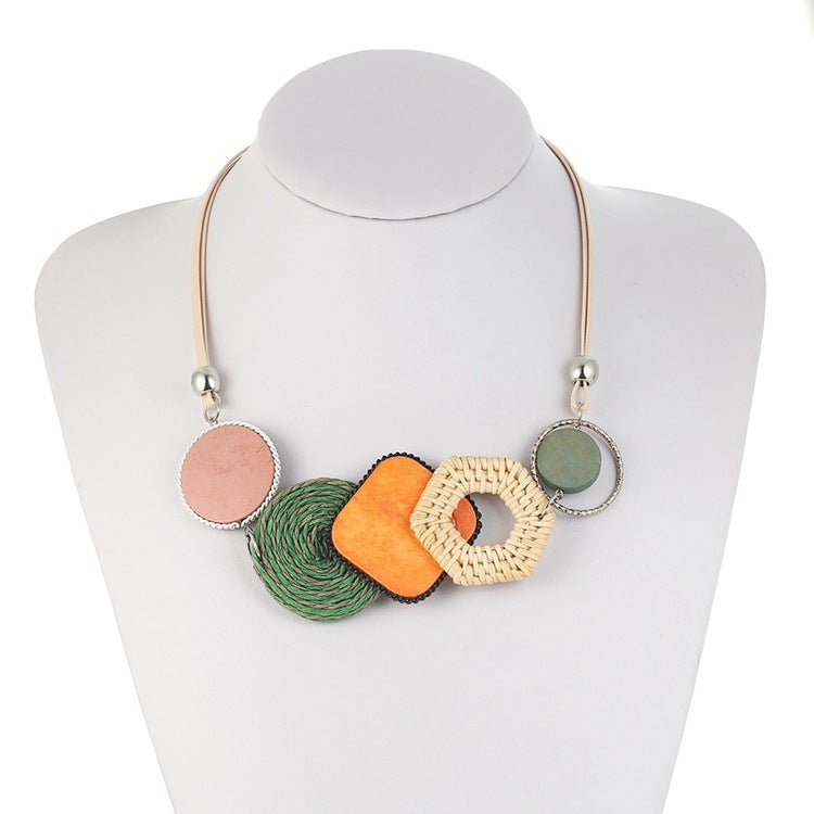Bamboo Pendant Necklace