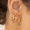 Cassidy Diamond Hoops