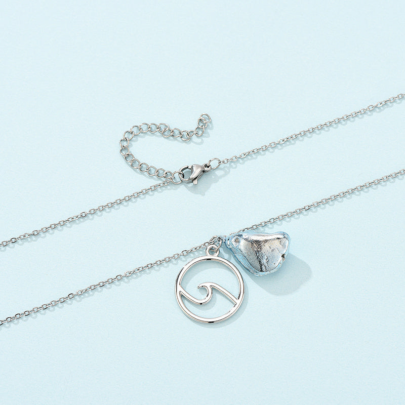 Fashion New Ladies Alloy Necklace Geometric Alloy Necklace