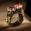 Zircon ring gold plated ladies ring