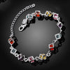 Multi-color plaid bracelet