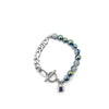 Color Burst Crack Stone Bead Bracelet Female