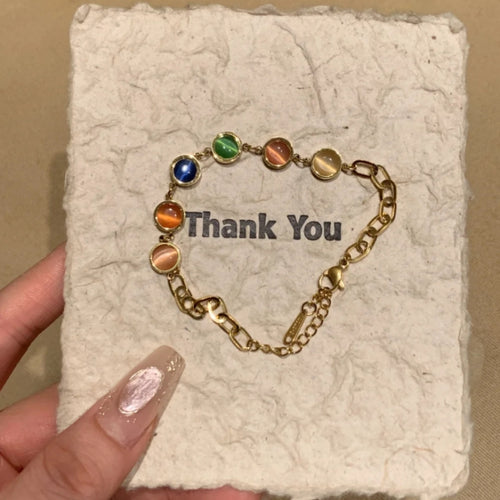 Fashion Colorful Opal Bracelet For Women