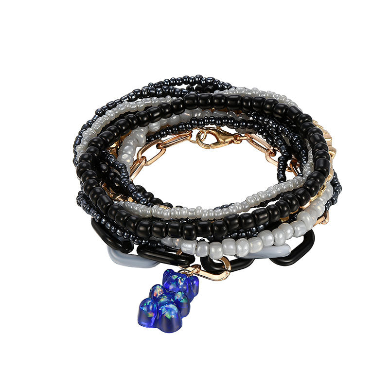 Personalized Solid Color Dual-use Short Bracelet
