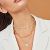 Multilayer Pearl Butterfly Necklace Multilayer Necklace Lady