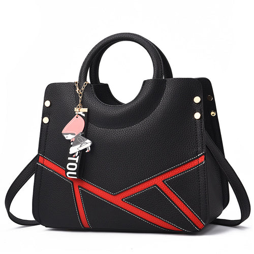 Women's bags new bag women's European and American big bag fashion women's bag slung slung single-shoulder handbag