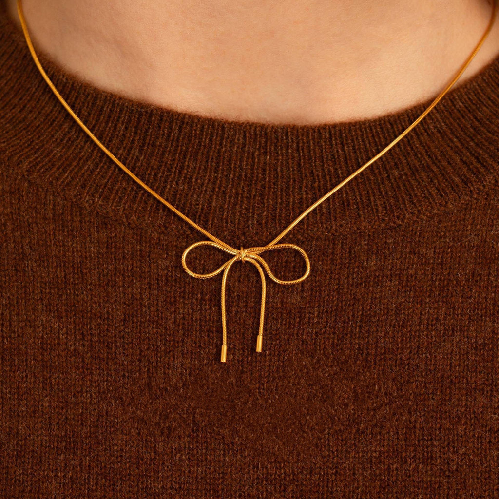 Summer Butterfly Necklace Versatile Snake Bone Cute Necklace