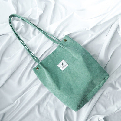 Source Manufacturers Korean Version Of The Trend Of Thickened Diagonal Canvas Ladies Bags