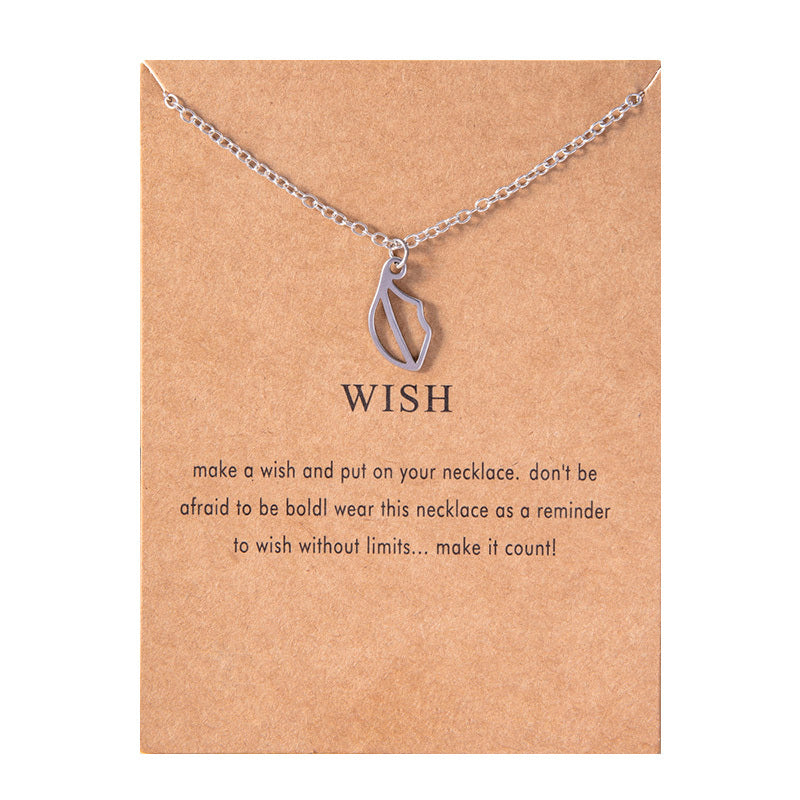 Creative Lips Pendant Necklace Silver Stainless Steel Necklaces Chokers