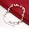Multi-color plaid bracelet