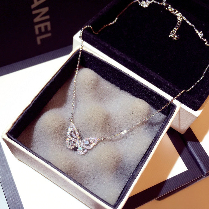 Butterfly pendant necklace