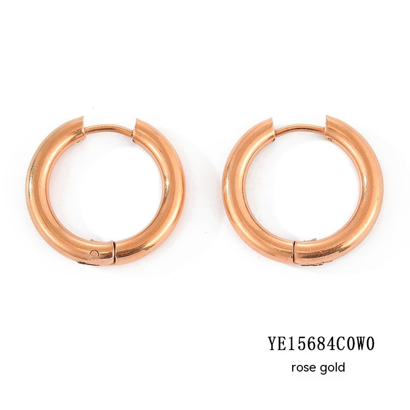 Classic Round Hoops Earrings