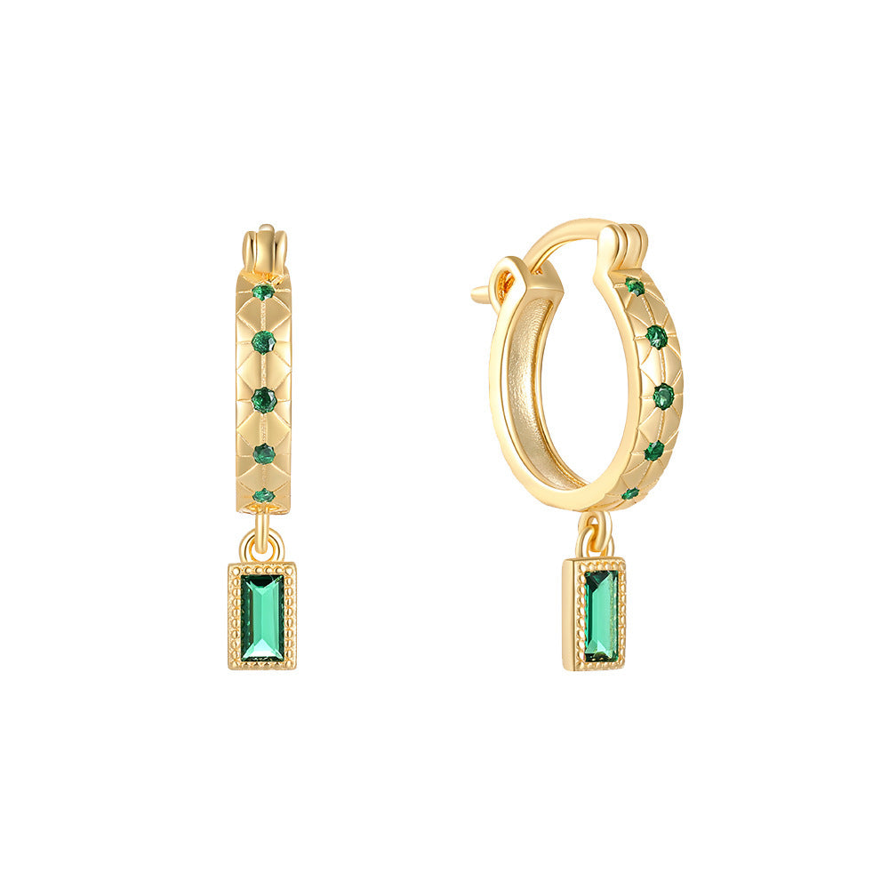Cassidy Diamond Hoops