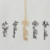 December Constellation Necklace Flower Name Necklace Customization