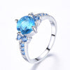 Ring Retro Female Japanese And Korean Purple Zircon Ring Diamond Ring
