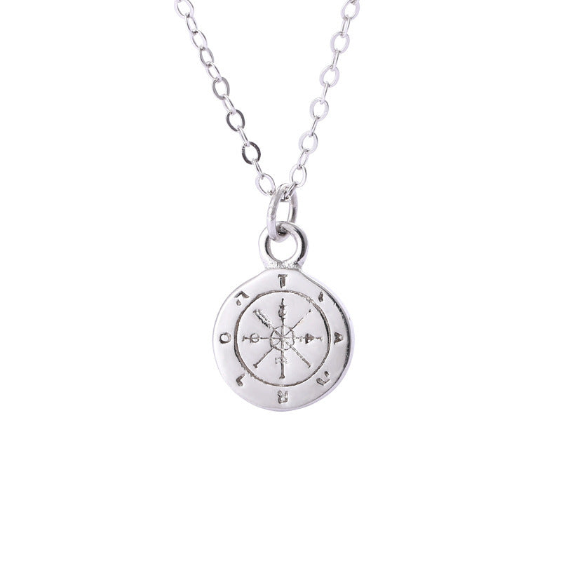 Compass guideline necklace
