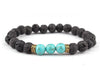 Colorful Bracelet Seven Chakra Energy Yoga Beads Gold Hand Bracelets