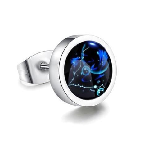 Twelve Constellation Luminous Earrings