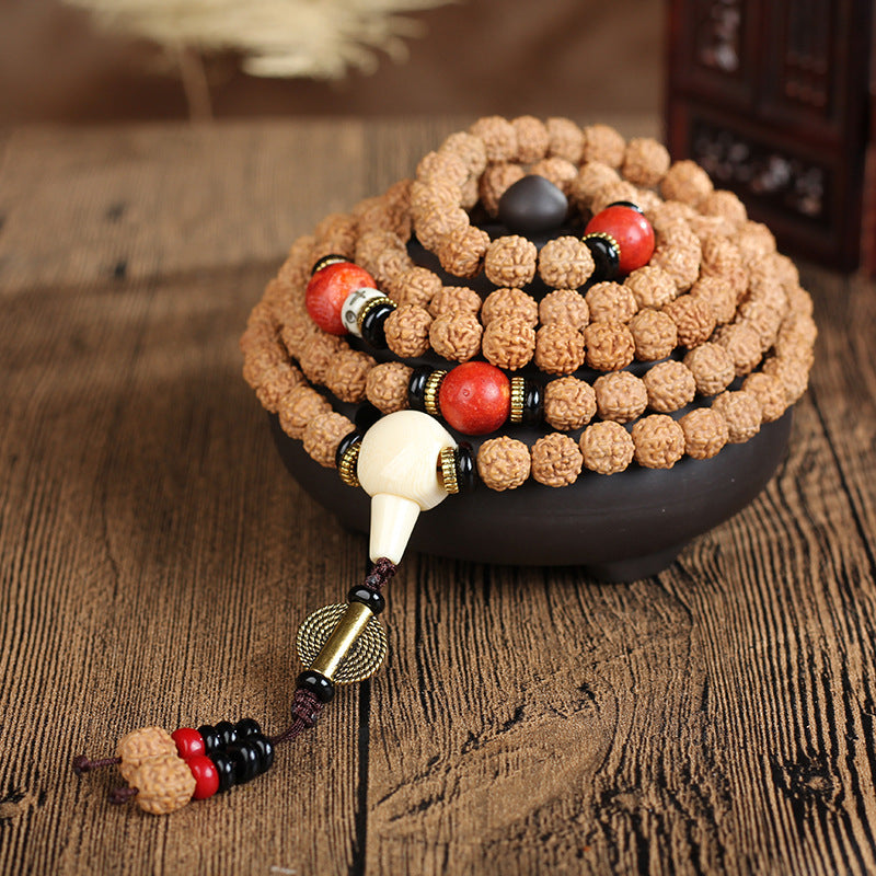 Nepal King Kong Bodhi 108 Wenwan Buddha Beads Bracelet