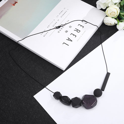 Fashion Party Necklace Women's Simple Resin Necklace