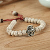 Hand Woven Xingyue Bodhi Beads Copper Bat Coconut Shell Bracelet