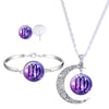 Twelve constellation earrings