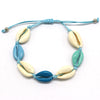 Ocean wind color alloy beach shell bracelet