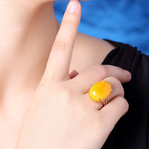 18k Rose Gold PlatedBeeswax Ring