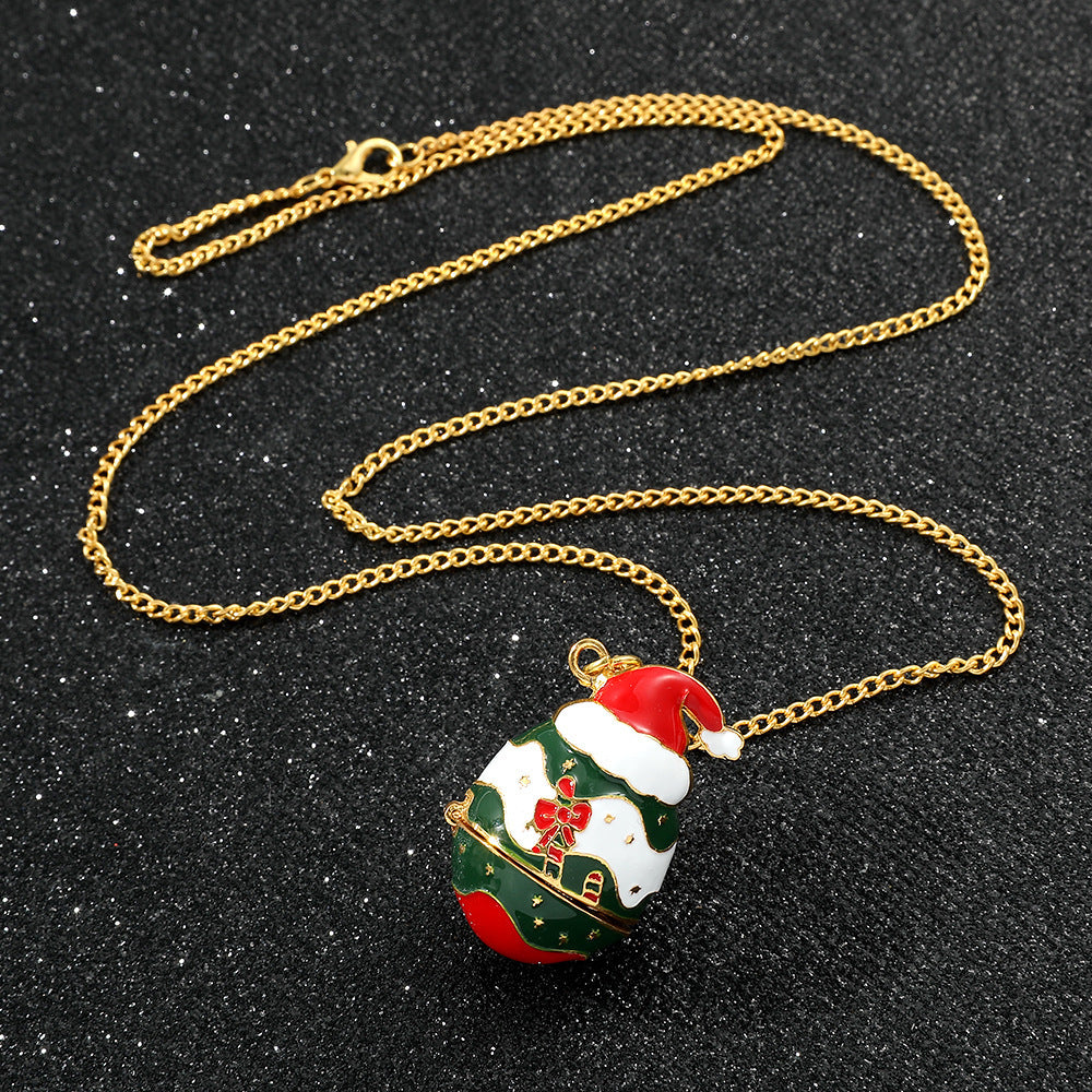 Necklace Colorful Egg Elderly Alloy Necklace