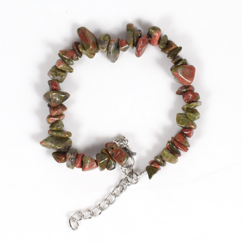Cross-border Fashion Color Natural Stone Bracelet Multicolor Anklet