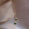 Scalloped Crystal Necklace