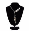 Leaf Feather Necklace