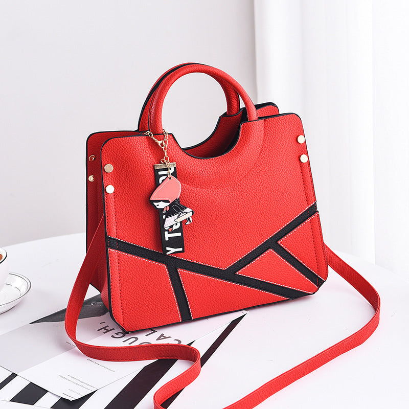 Women's bags new bag women's European and American big bag fashion women's bag slung slung single-shoulder handbag