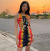 Animal print dress